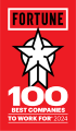 Image showcasing fortune 100 Best Badge 2024