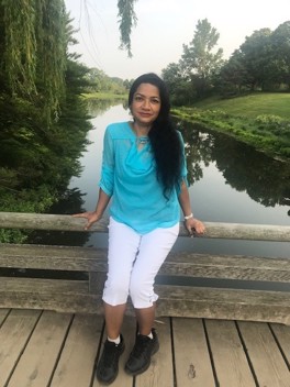 Radhika, a Discover employee.